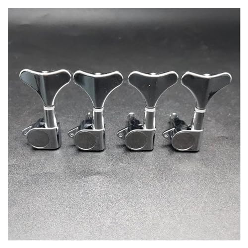 Strings Tuning Pegs Mechaniken Für Gitarre 1 Set mit 4 Stimmnägeln für E-Bass, Stimmgerät, Stimmschlüssel/Knöpfe für Gitarrenteile (Color : 5)