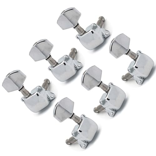 Strings Tuning Pegs Mechaniken Für Gitarre Stimmgeräte für Volksgitarren, halbgeschlossene Stimmgeräte für Akustikgitarren, gedrehte Ausrichtungsknöpfe (Color : 3L3R)