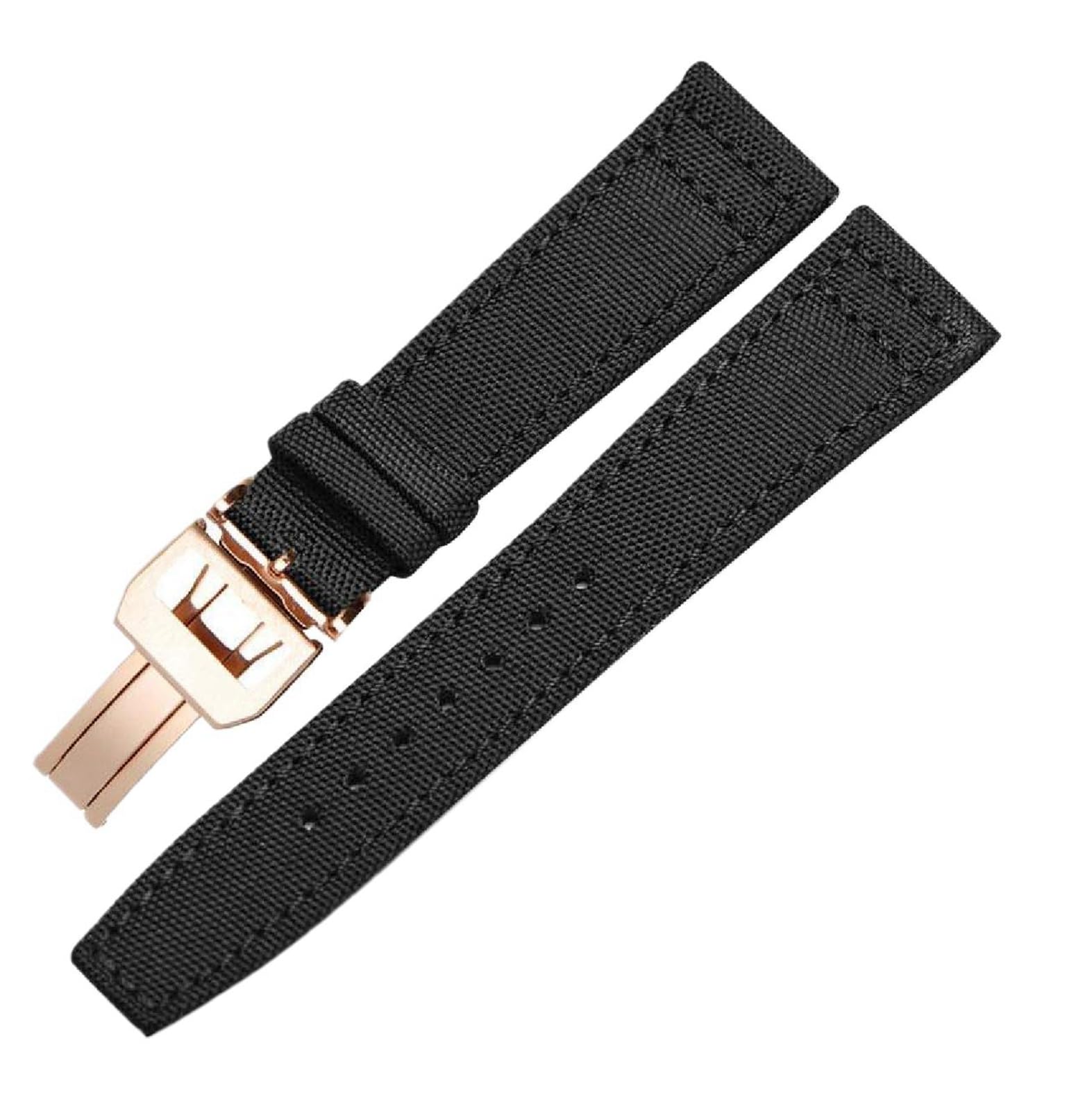 SpaRcz 20-22mm Uhrenarmband Nylon Canvas Uhrenzubehör für Herrenarmband, Farbe 12, 21mm