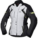 IXS Tour Liz-ST Damen Motorrad Textiljacke, grau/schwarz/gelb, M