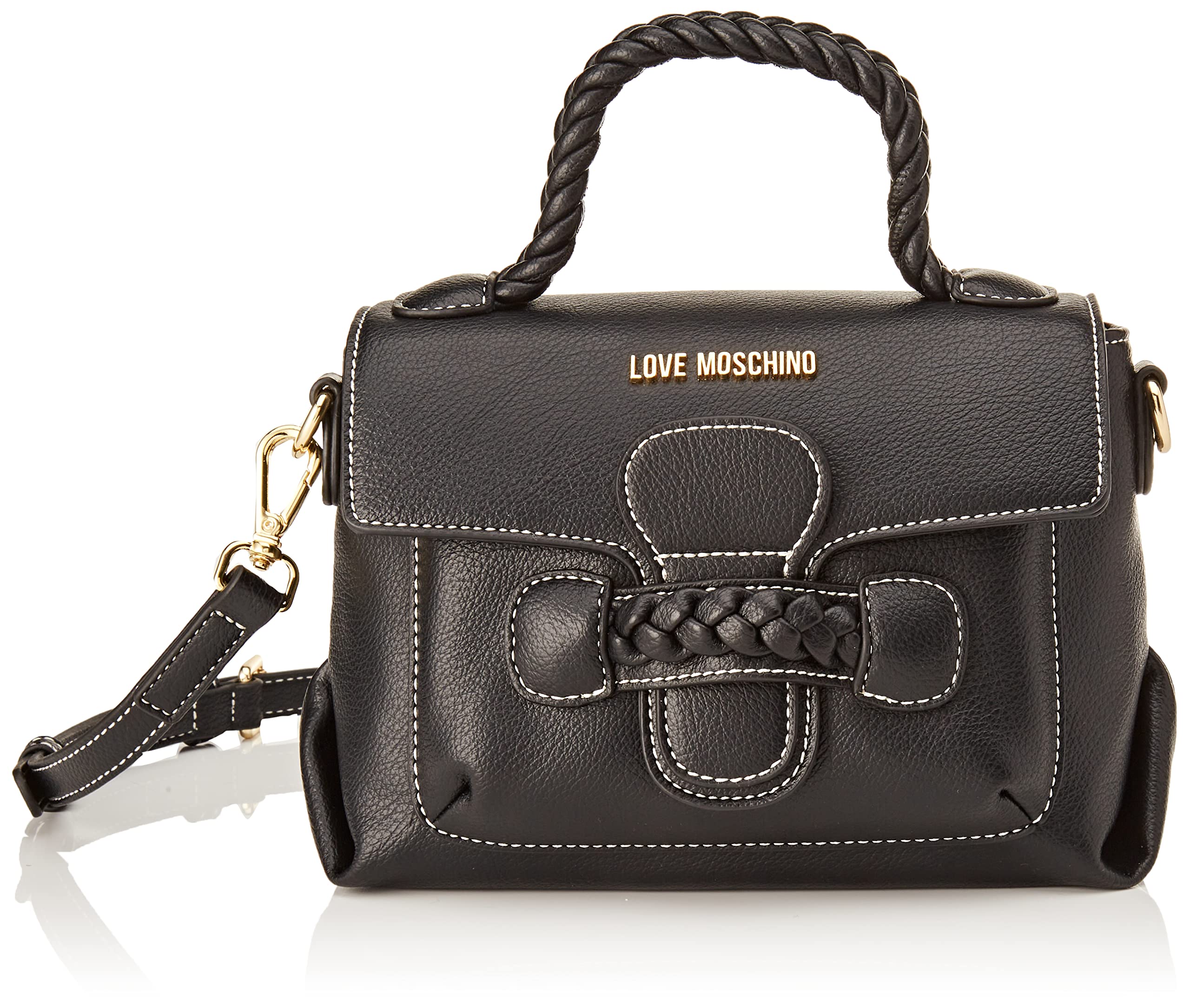 Love Moschino Damen Jc4221pp0gkj000 Handtasche, Schwarz