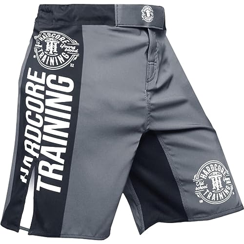 Hardcore Training Shorts Recruit Men's Schwarz Grün Rot Lila Blau Kurze Hose Herren Boxen Kampfsport BJJ Grappling MMA