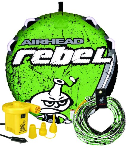 Airhead Unisex-Erwachsene Kwik Tek AHRE-12 Rebel Tube Kit, Multi, 1 Rider (Green)