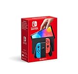 Nintendo Switch - OLED-Modell, Neon-Rot/Neon-Blau blau/rot