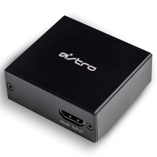 Astro HDMI-Adapter für PS5, bietet perfekte Game-Chat-Balance, Audio-Extractor 4K HDMI auf Optical Spdif Toslink, kompatibel mit A50 Basisstation, MixAmp Pro TR, A20 Gaming-Headset auf Playstation 5