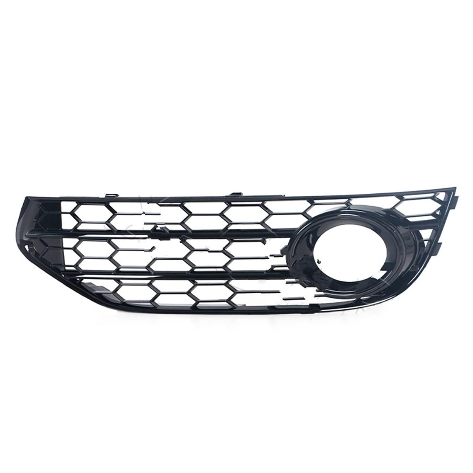 Frontgrills Für Für A4 B8 B8.5 Für ALLROAD 2009-2015 8K0807681J01C 8K0807682J01C Front Stoßstange Waben Kühlergrill Nebel Licht Abdeckung Rahmen Front Bumper Grille(Black Left)