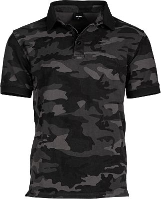 Mil-Tec Poloshirt Prewash Co. Pikee Dark camo Gr.L