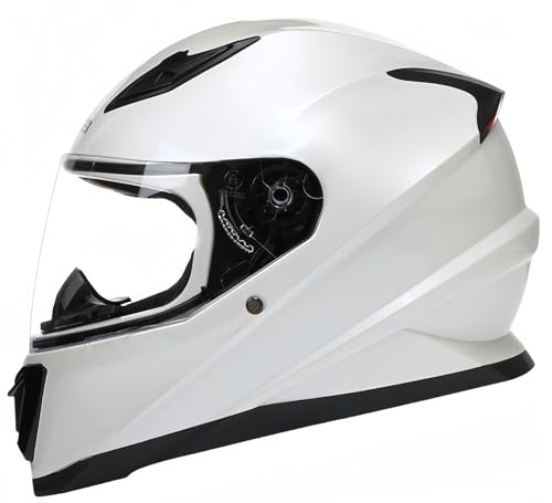 Motorrad-Integralhelm, Straßenhelm Unisex, Doppelvisier-Motorradhelm, Erwachsener Männer Und Frauen ECE 22.06 Zertifizierter Schutzhelm G,M57-58CM