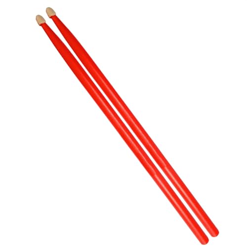 1 Paar Trommelstöcke Aus Hartem Ahorn, Schlagzeug-Set, Bunte Trommelstöcke, 5A/7A, Zubehör Für Snare-Drum-Sticks Trommelstöcke für Anfänger (Color : A, Size : 7A)