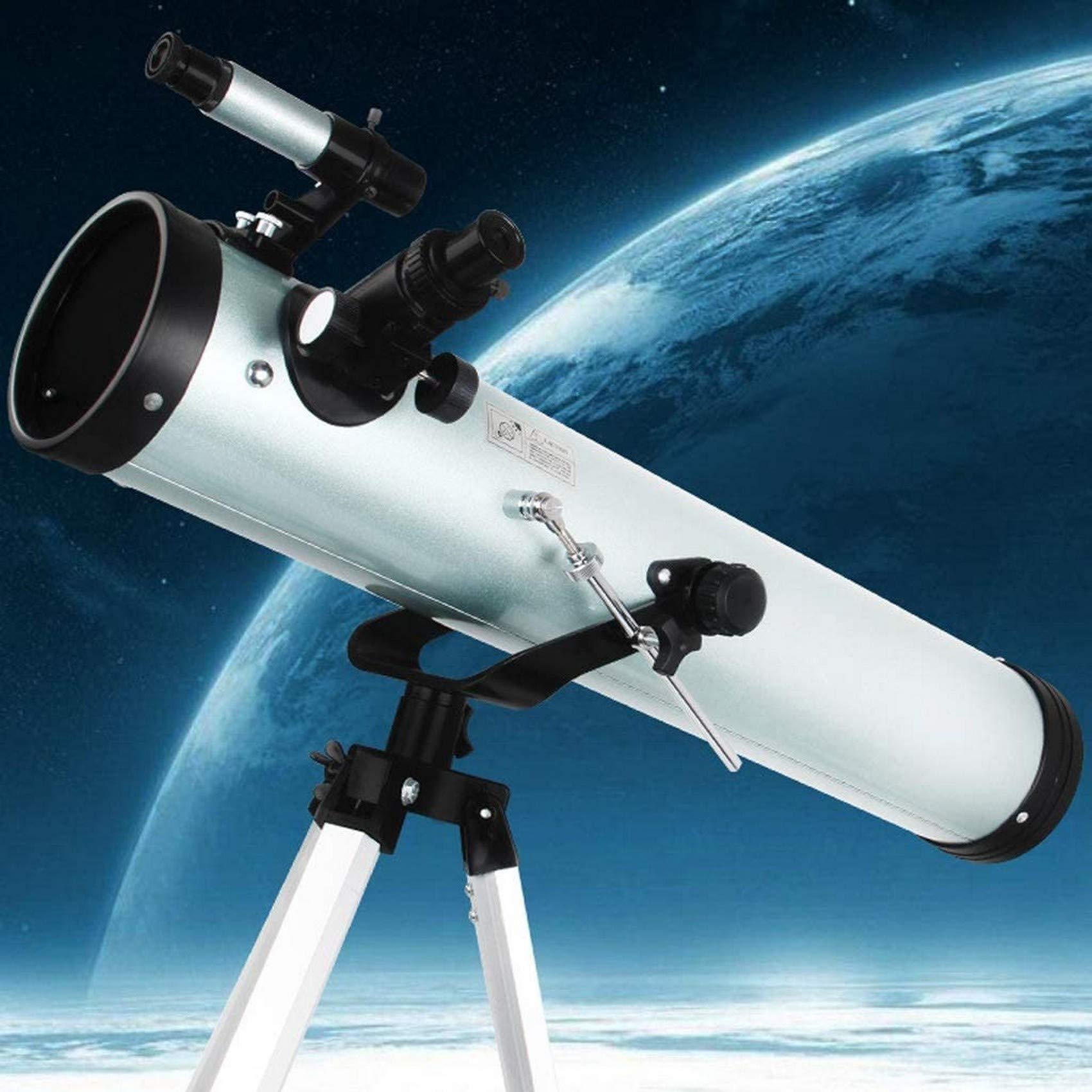 Astronomieteleskop für Erwachsene, Kaliber 125 mm, Brennweite 700 mm, Teleskope für Astronomieanfänger und -erfahrene, Reflexionsteleskop mit verstellbarem Stativ