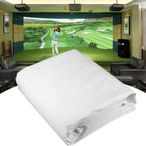 ROGHA Golfsimulator-Aufprallschirm, 3D-Golfsimulator-Aufprallschirm für Training, Golfsimulator-Schlagmatte für zu Hause, drinnen, draußen,3 * 3m