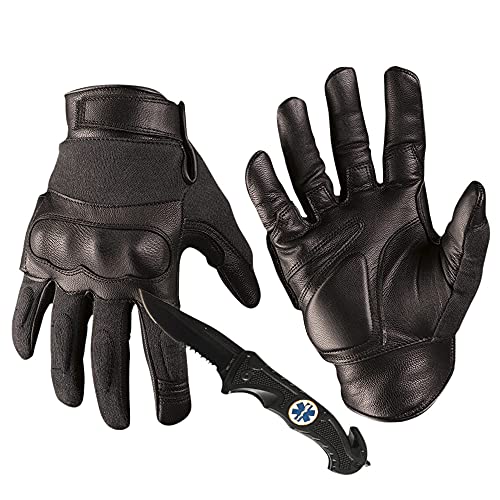 Mil-Tec Tactical Gloves Leder/Aramid schwarz Gr.S