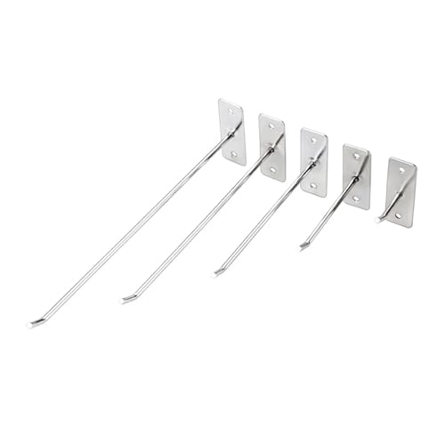 AQXYYWEI Wandhaken Nagel Wanddisplay Lewelry Haken Zubehör Einzelleinenhaken Stahl Hardware Werkzeug Wandhalterung(5.8x240mm,20Pcs)