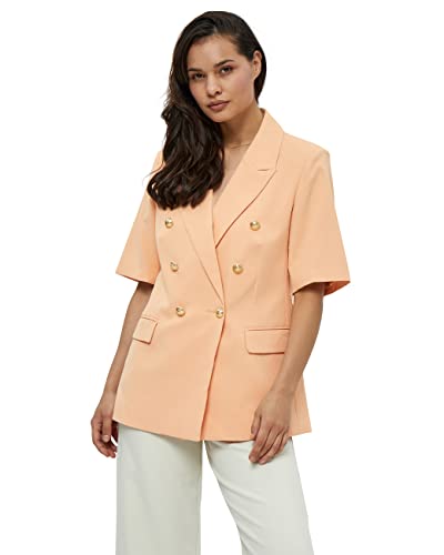 Peppercorn My Halb Ärmel Blazer | Blazer Damen In Orange | Frühling Blazer Damen Elegant | Größe L