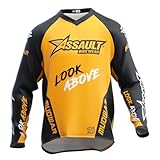 Radbekleidung Für Herren, Mountainbike Sportbekleidung, Langärmelige Schnell Trocknende Kleidung, T-Shirt,Trikots Atmungsaktiv (DE/NL/SE/PL, Alphanumerisch, XXL, Regular, Regular, Yellow)