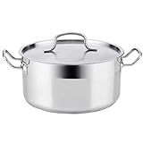 Quid Cook INOX Basika Kasserolle, Edelstahl 32 x 15,5 cm