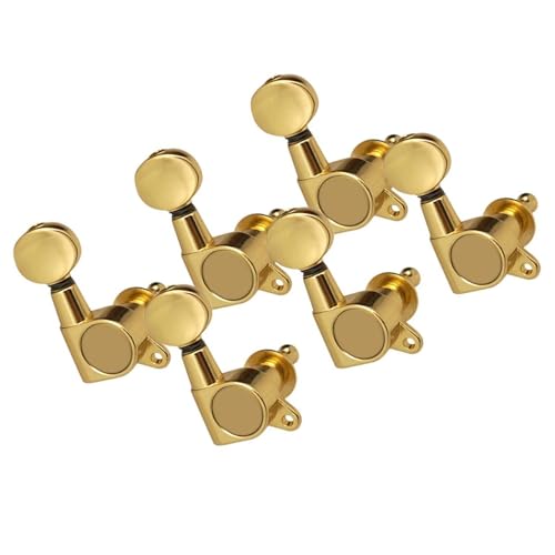 Strings Tuning Pegs Mechaniken Für Gitarre 6er-Pack 6R Stimmwirbel für Gitarrensaiten für akustische E-Gitarre