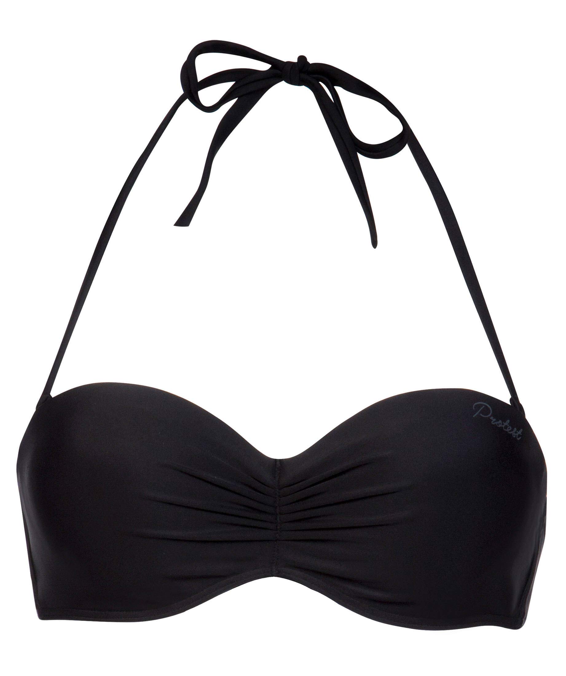 Protest MM DEELITE BCUP Damen Mix & Match Bandeau-Bikini True Black S/36