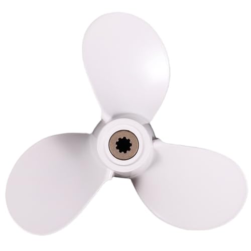 Jodriva Aluminium-Außenbordpropeller 3X7-1/2X7, for Yamaha, 4-6 PS 6E0-45943-00 Propeller für Außenbordmotoren