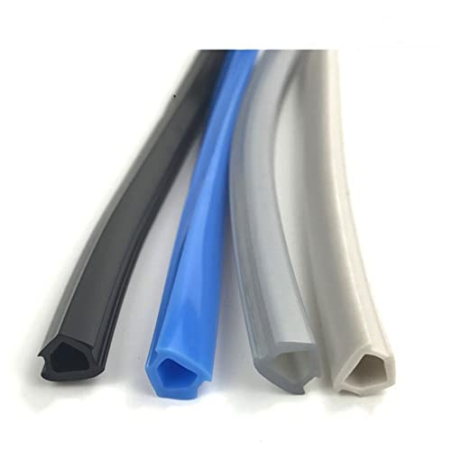 5/20/50 Meter Flachdichtung, 6/8/10 Mm PVC-Flachdichtung Schwarz/Blau/Weiß/Grau 2020 Aluminiumprofil Schlitzabdeckung / Plattenhalter For 2020 Aluminiumprofil 3D-Drucker Zubehör Schlitzabdeckung 1 STÜ