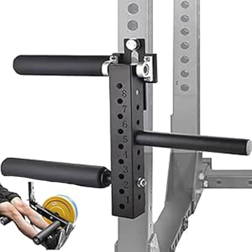 lwjunmm Bein-Power-Cage-Rack-Aufsätze – Beinpresse-Aufsatz, Schaumstoffhaken-Streck- und Curlmaschine für Heim-Fitnessstudio, Körpergewichtstraining,18mm-Ordinarynuts