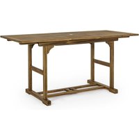 Bizzotto Ausziehtisch »Noemi«, BxHxL: 70 x 74 x 120 cm, Tischplatte: Akazienholz - braun