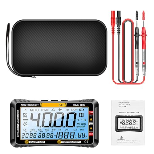 Ohmmeter Voltmeter Stromprüfer mit Hintergrundbeleuchtung 4000 Counts Multimeter Batteriebetrieben