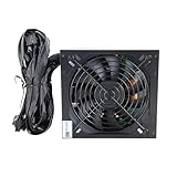 Mllepjdh Hochleistungsfähiges 550-W Netzteil Mit Aktivem Leisem 12-cm Lüfter Für Gaming PC ATX12-V Computer Netzteil