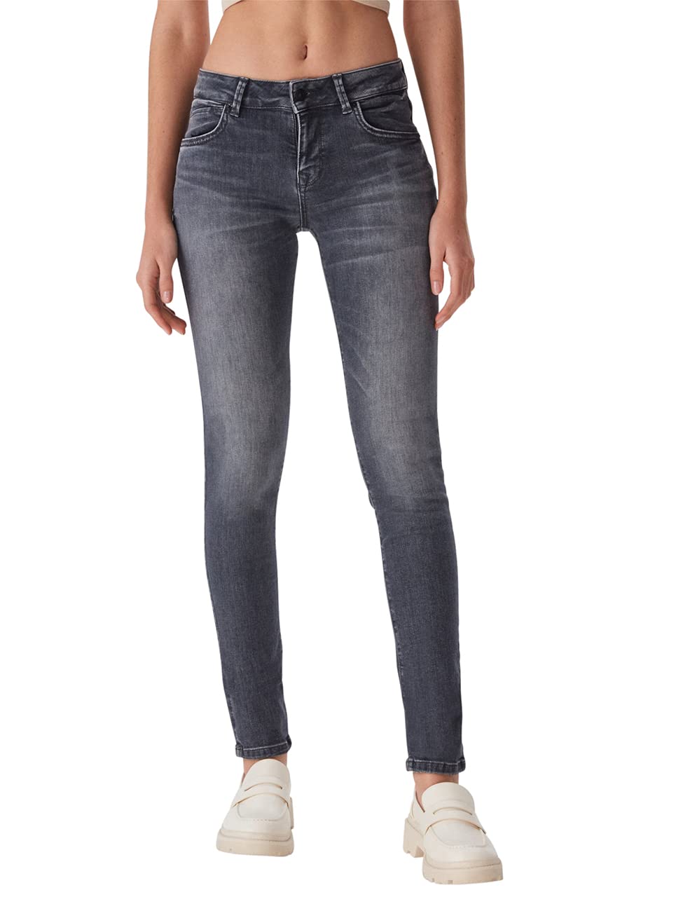 LTB Jeans Damen Nicole Jeans, Cali Undamaged Wash 53922, 27W / 30L