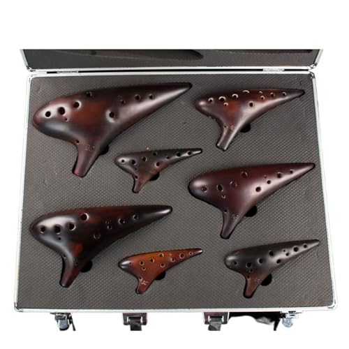 Okarina Instrument Retro begasung 7-teilig 12-loch ocarina lack begasung sieben-teilig