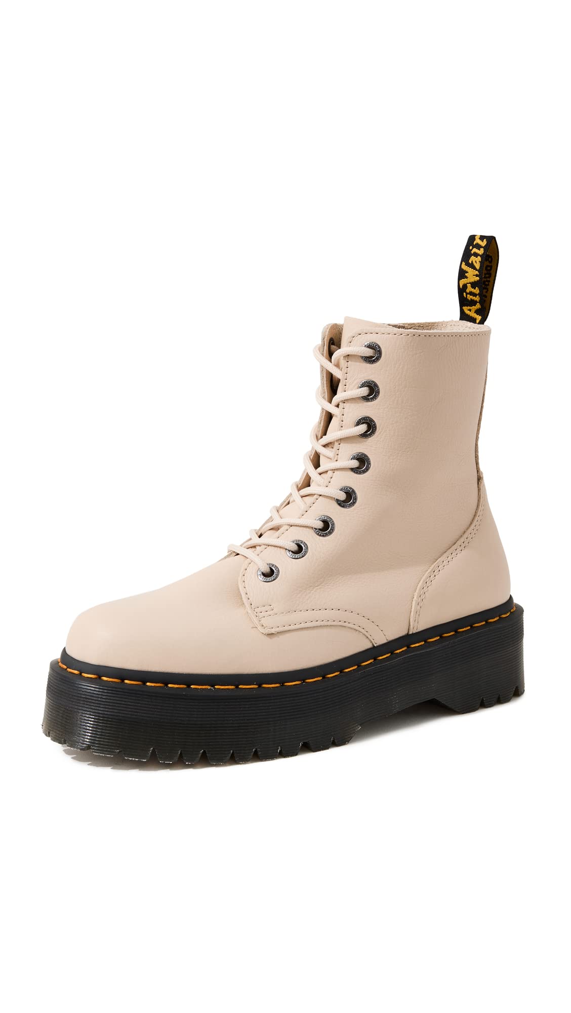 DR. MARTENS Unisex Jadon III Amphibians, Parchment Beige Pisa, 36 EU