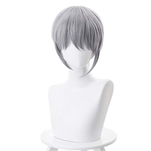 LINLINCD-Anime Coser pruik Furnusu Basuketto Früchte Korb Souma Yuki Cosplay Perücke for Männer Halloween Karneval Party Haar Hitzebeständige synthetische Haare