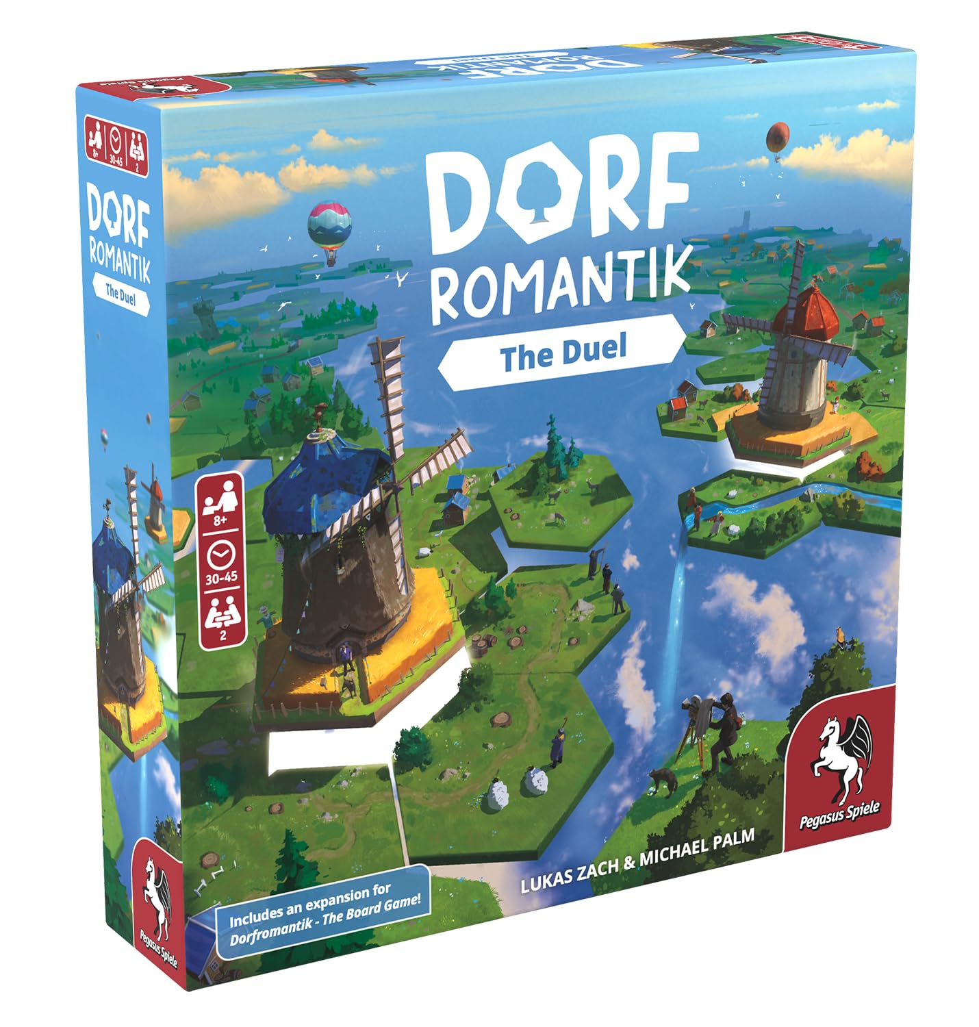 Pegasus Spiele 51241E Dorfromantik – The Duel (English Edition)