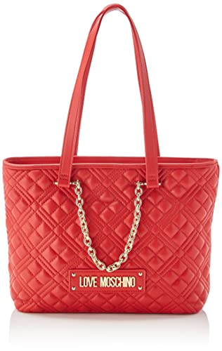 Love Moschino Damen Borsa Quilted Pu Rosso Umhngetasche, Denimblau