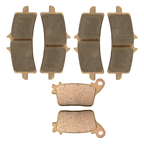 Motorradteile Vorne Und Hinten Bremsbeläge Kit Für Suzuki GSXR600 GSXR750 GSX-R 600 750 Bremssattel Auf Kupferbasis Gesintert(Rear Brake Pads)