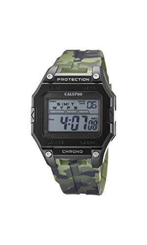 Calypso Jungen Digital Quarz Uhr mit Plastik Armband K5810/4