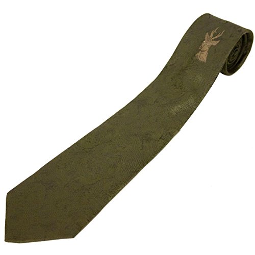 Bisley Single Stag Polyester Tie - Shooting and hunting - Handmade in the UK