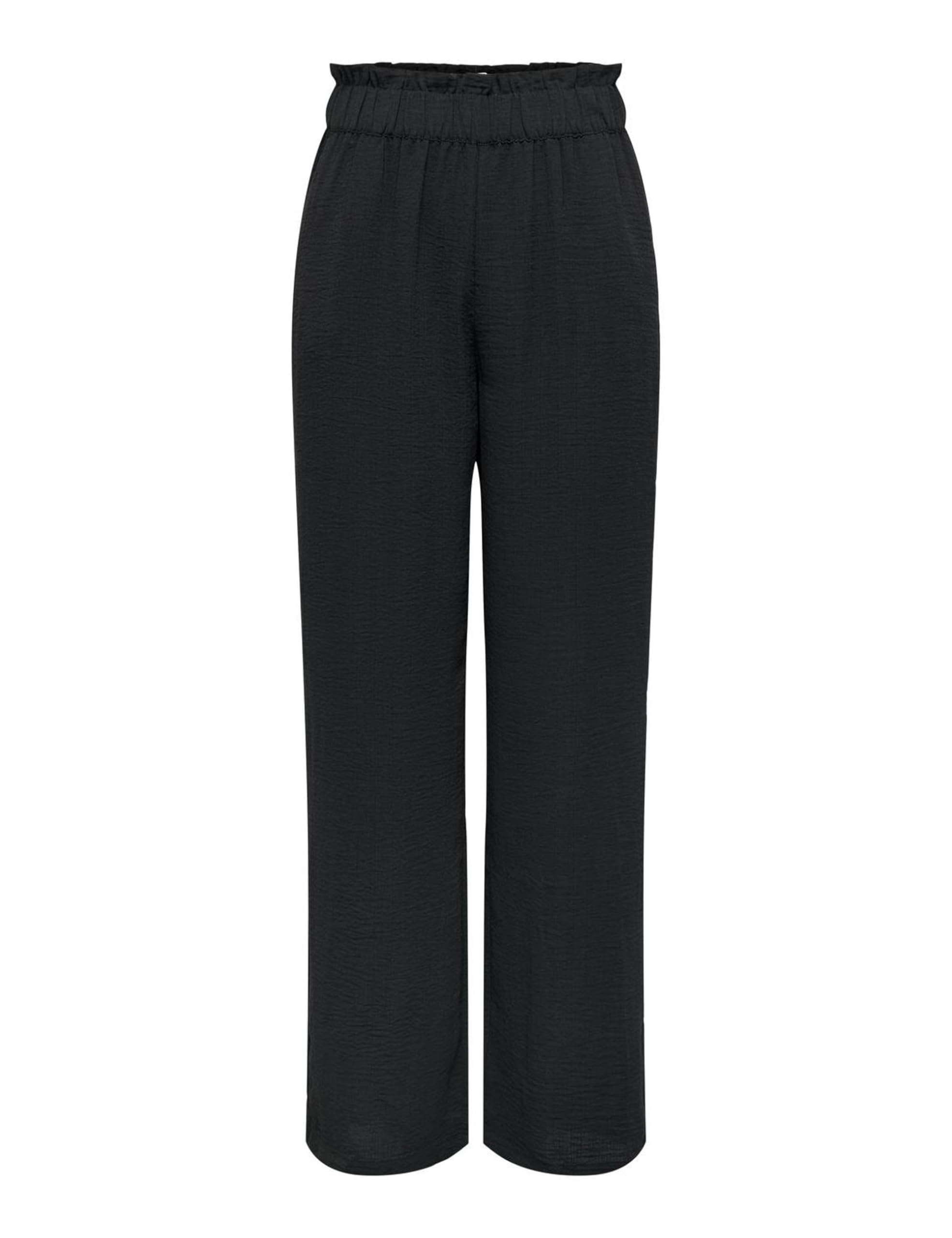 JdY Damen Jdydivya Life Hw Wide Pants WVN Noos Hose, Schwarz, M / 32L EU