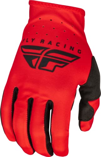 FLY Racing Youth Lite Handschuhe (Rot/Schwarz, Jugend Medium)