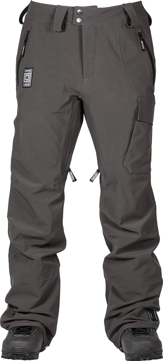 L1 Premium Goods Herren Gemini Pant '21 Theorem Wasserabweisende Atmungsaktive Hose Snowboardhose, Raven, M