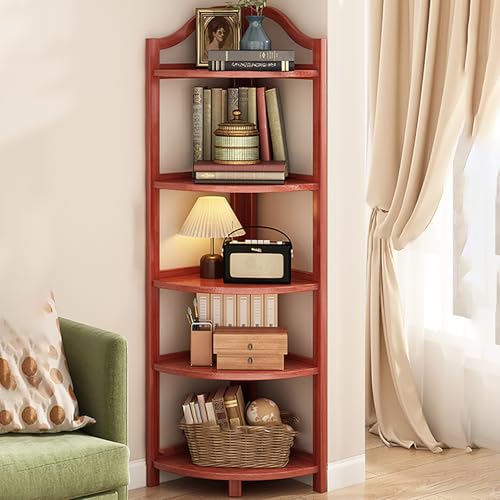 LLYLAFDC Display Tisch Stand Schrank, Freistehender Schrank, Mehrzweckschrank, Mit Viel Stauraum Allzweckschrank Oder Haushaltsschran Für Küche Wohnzimmer Esszimmer(Rosso,130cm)