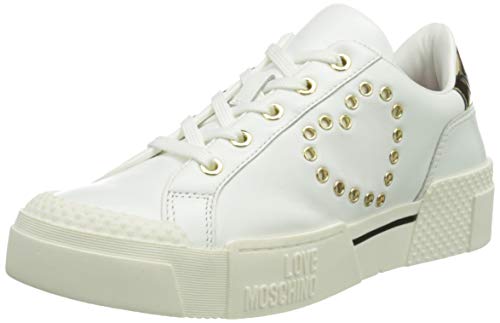 Love Moschino Damen, Schuhe, Kollektion Frühling Sommer 2021, Bianco - Größe: 35 EU