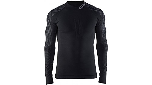 Craft Herren WARM INTENSITIY CN LS M bl S Baselayer, Black/Granite, S