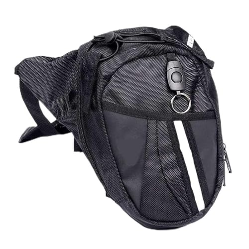 Motorrad Beintasche Männer Taillenpackung wasserdichte Oberschenkel Tasche Tasche Fweißer Reiten Taille Hüfte Motorrad Beinbeutel Motorrad Tasche Bein(1)