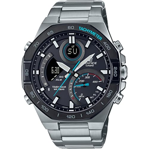 Casio Edifice Herrenuhr Solar Bluetooth Stahl/Schwarz ECB-950DB-1AEF