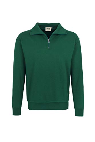 HAKRO 451 72 Zip-Sweat-Shirt Premium, Tanne, XXL