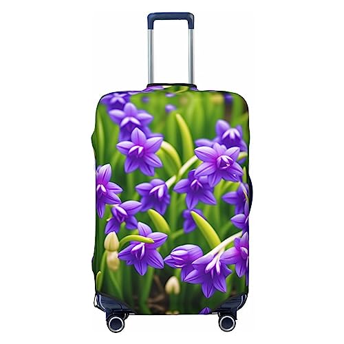 Miniks Hyacinth Reisegepäckabdeckung, robuster Koffer-Schutz, passend für 45,7 - 81,3 cm große Gepäckstücke, Größe XL, Schwarz, X-Large