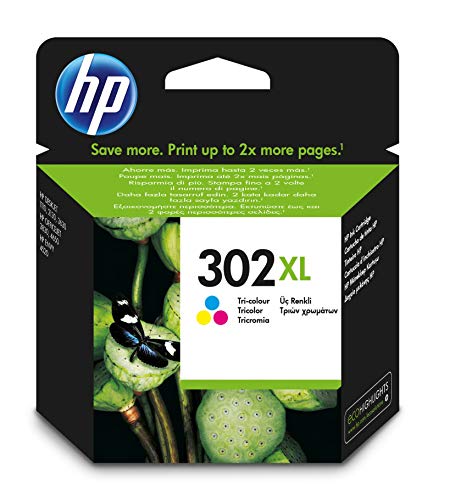 HP 302XL Colour Ink Cartridge - F6U67AE