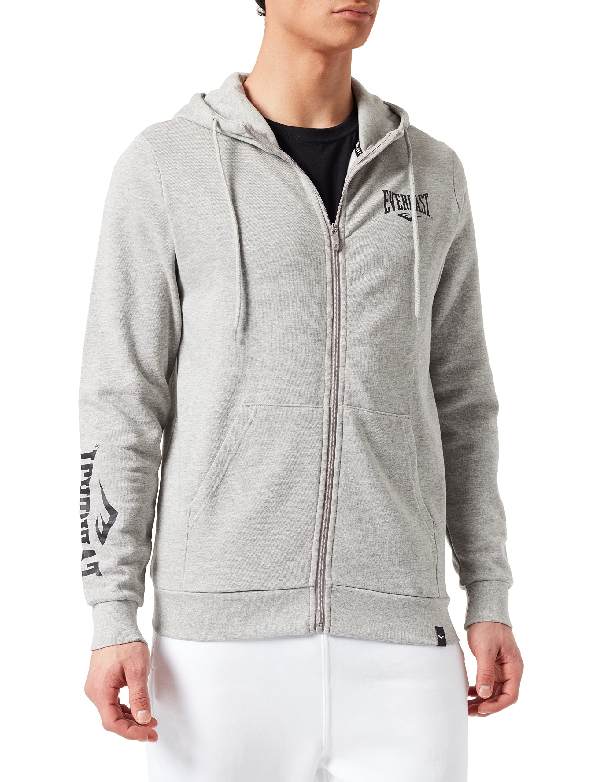 Everlast Herren Hoddie Kapuzenpullover Sulphur, grau, L