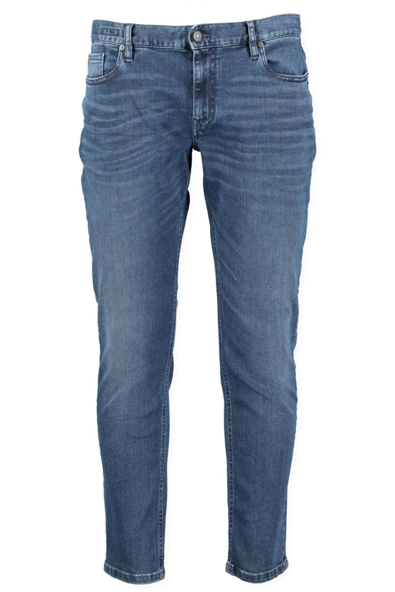 ALBERTO - Herren 5-Pocket Jeans Slim Fit (1572 4237), Größe:W38/L32, Farbe:Navy (898)